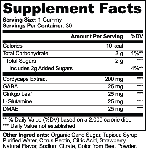 Second Wind — Cordyceps Energy Gummies